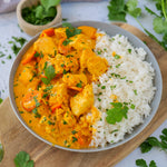 Curry amarillo tailandés de pollo con verduras aromáticas en cocotte - La Despensería
